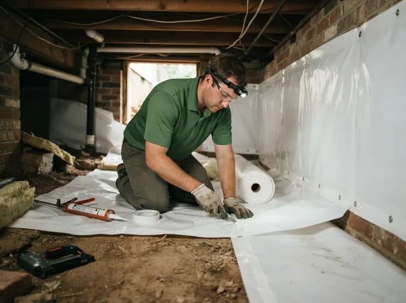 Crawl Space Encapsulation Support in Lawrenceville, GA