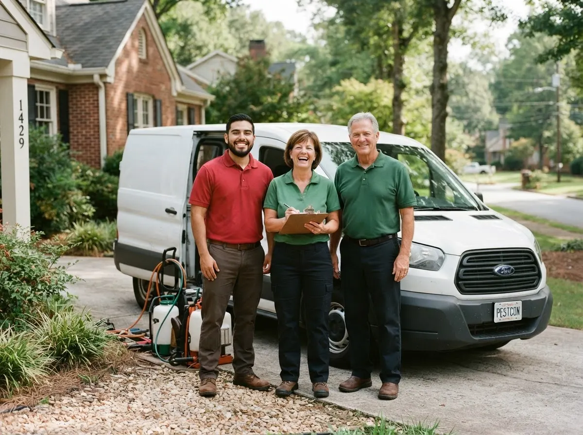 Peachwood Pest Control pest control service team in Lawrenceville, GA
